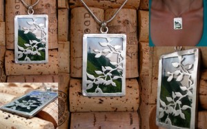 One of a collection of five pendants - each containing a photo I took on the Northern NSW coast